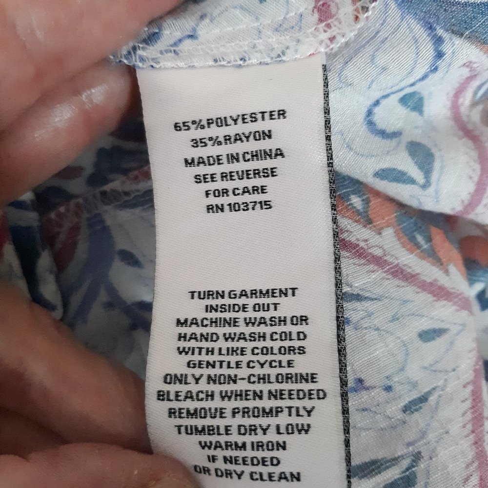 Nanette By Nanette Lepore Paisley Flutter Sleeve … - image 8